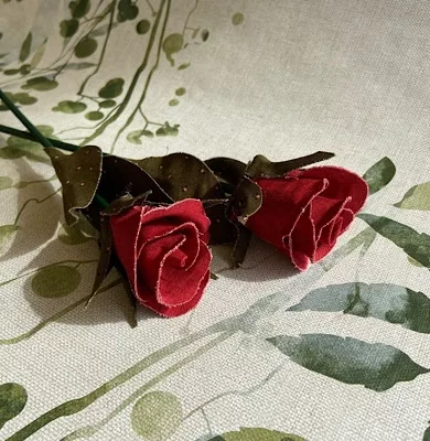 Rose Fleur en Tissu