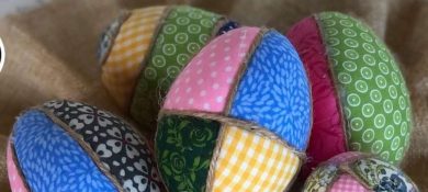 Easter Fabric Eggs