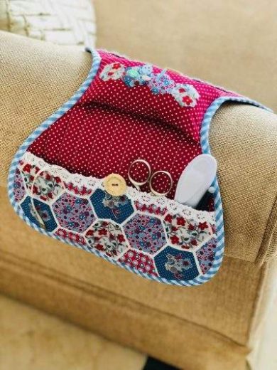 Sewing Box for Sofa Armrest