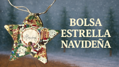 Bolsa de cuerdas Estrella de Navidad