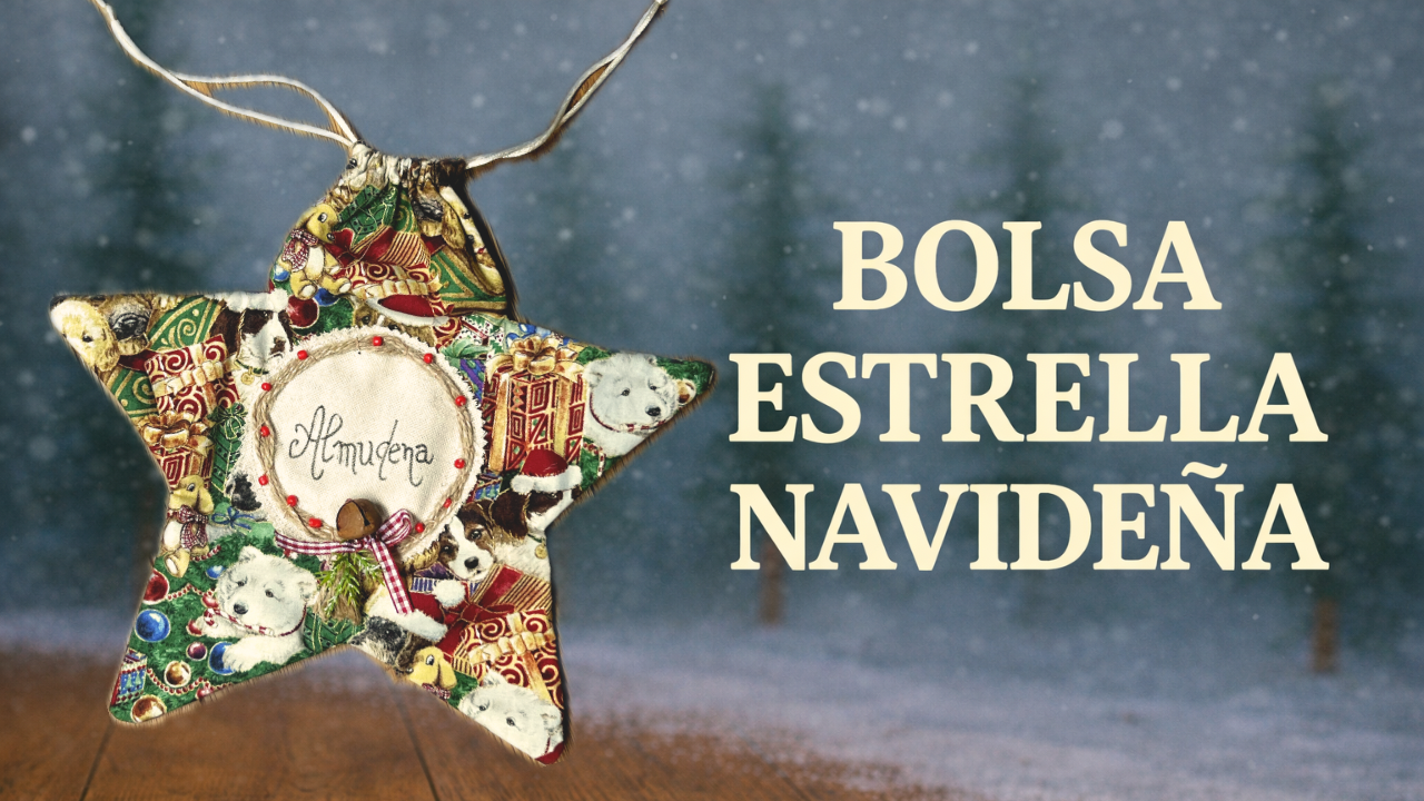 Bolsa de cuerdas Estrella de Navidad