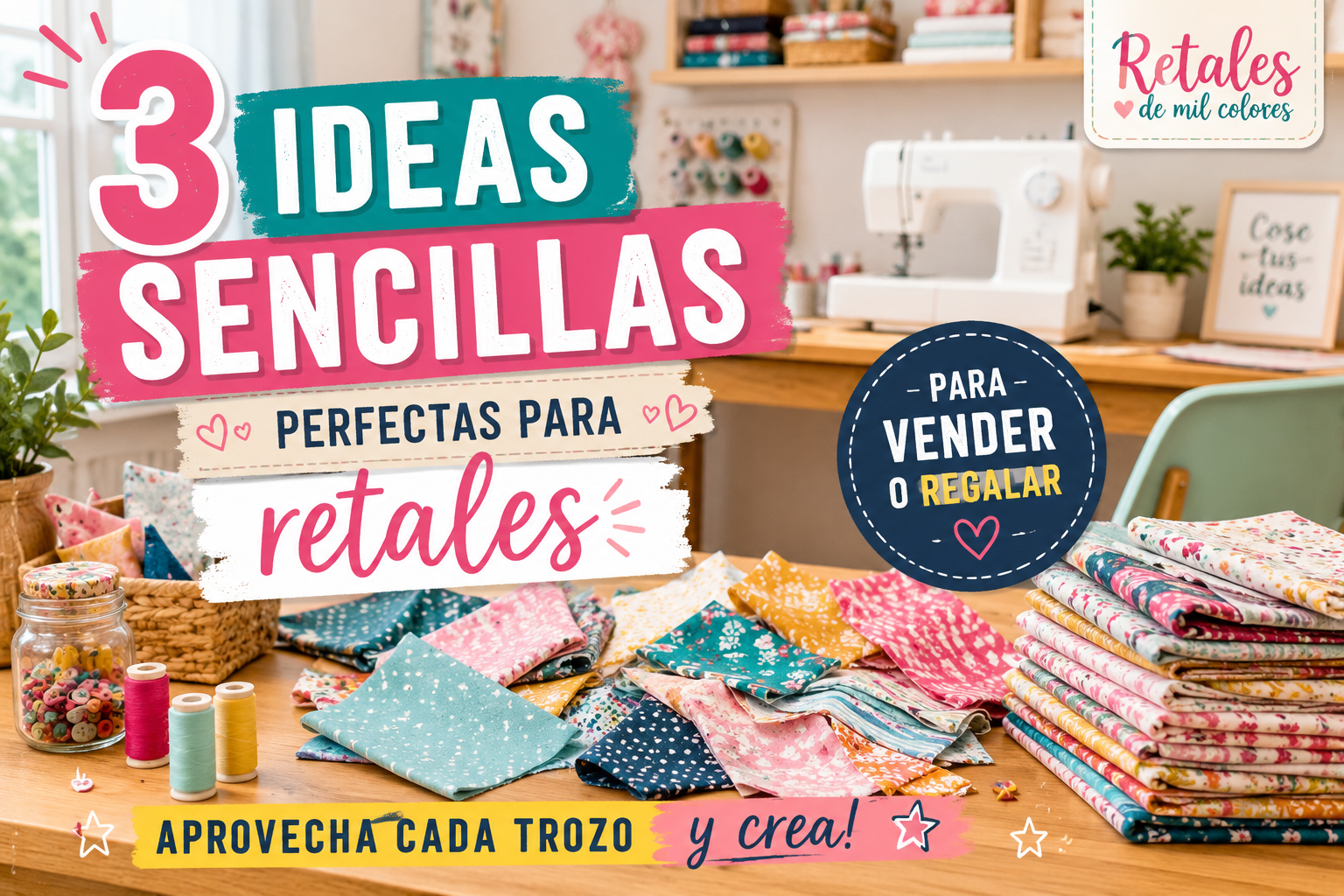 ·3 Ideas con Retales