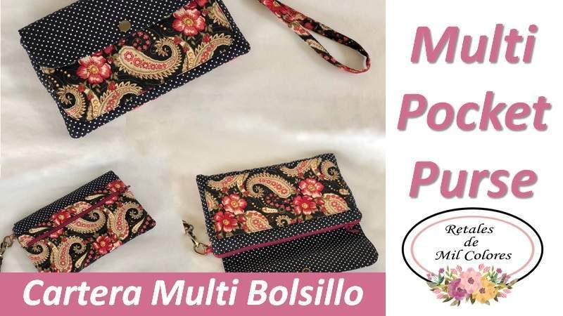 Cartera Monedero Multibolsillo