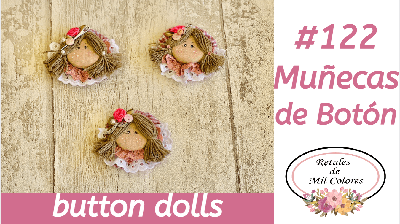 122 munecas boton broche marcapaginas recicla