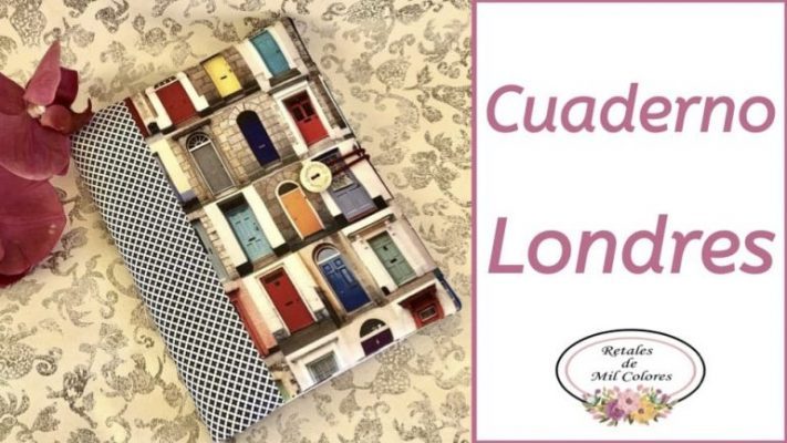 tutorial de cómo hacer funda de cuaderno patchwork