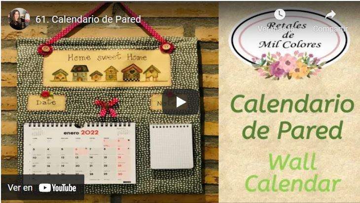 calendario pared