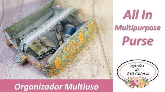 Transparent Multipurpose Organizer with Zipper