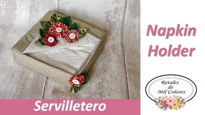 servilletero de tela paso a paso