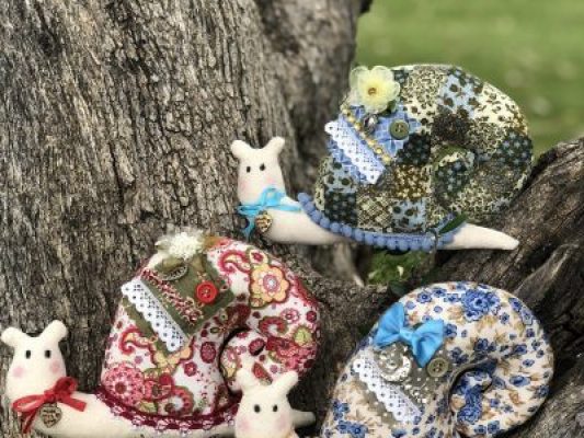 Caracoles de Patchwork