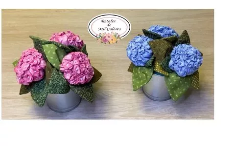 Hortensias de la Abuela Flor de Tela