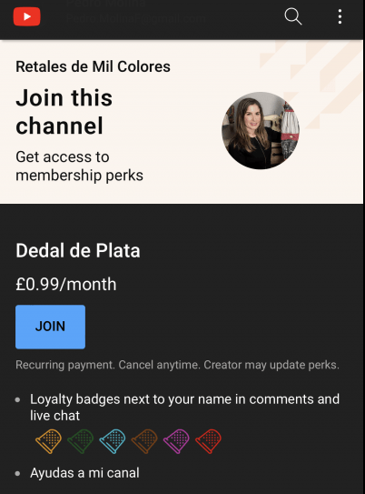 join thimble youtube member