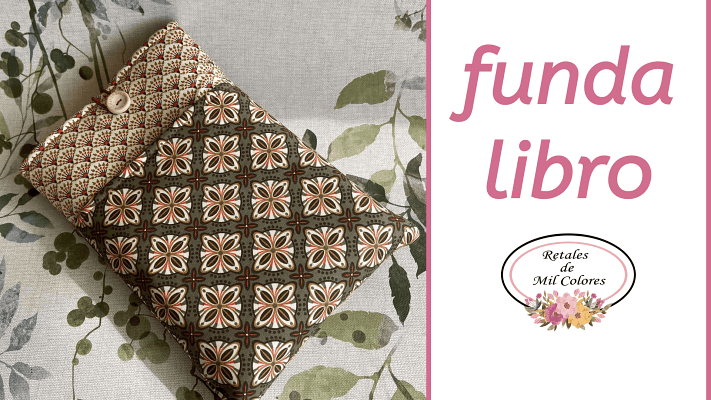 Funda de Retales de Tela de Libro